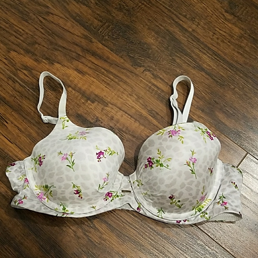 Victoria's Secret Grey Leopard Bra 34B